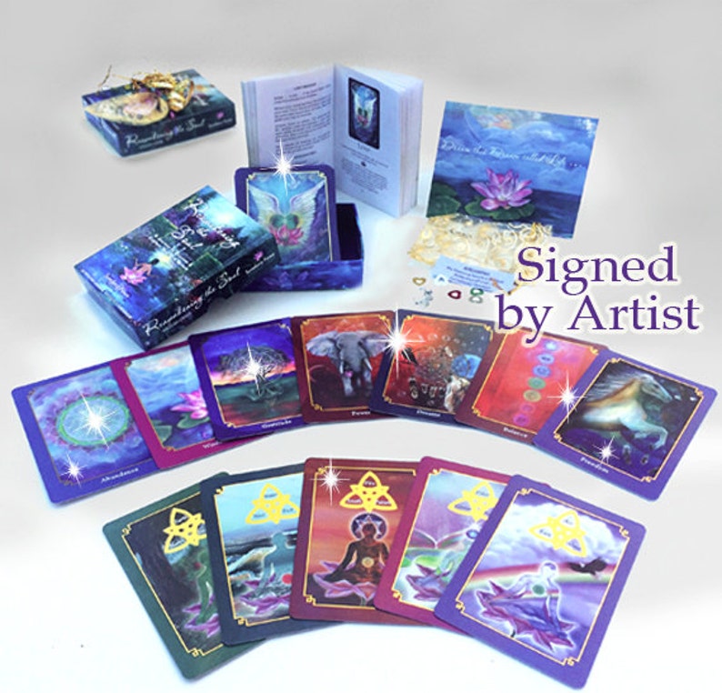 Inspiration Spiritual Gift Spirit Coloring,Self-Improvement Meditation Yoga Coloring Book Oracle Card Deck Spiritual Art Guidebook