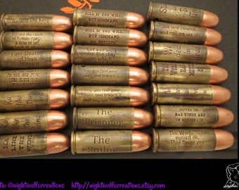 Dark Tower Inspired Bullet Necklaces- March 2021