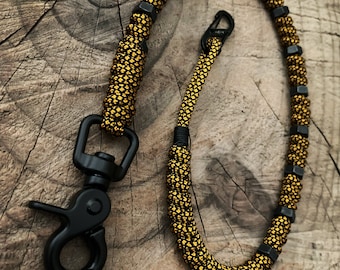 Trigger Snap Goldenrod Diamonds Wallet Chain