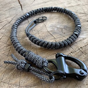 12 Hex Charcoal Diamonds Wallet Chain