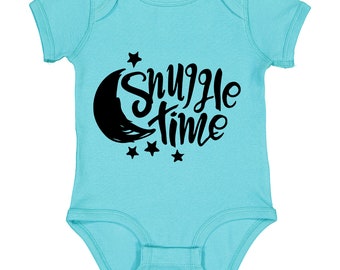 Snuggle Time, Baby Shower Gift, New Parents Present, Moon & Stars