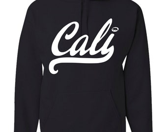 Men's Cali Hoodie Athletic California Sweatshirt Pullover Hooded