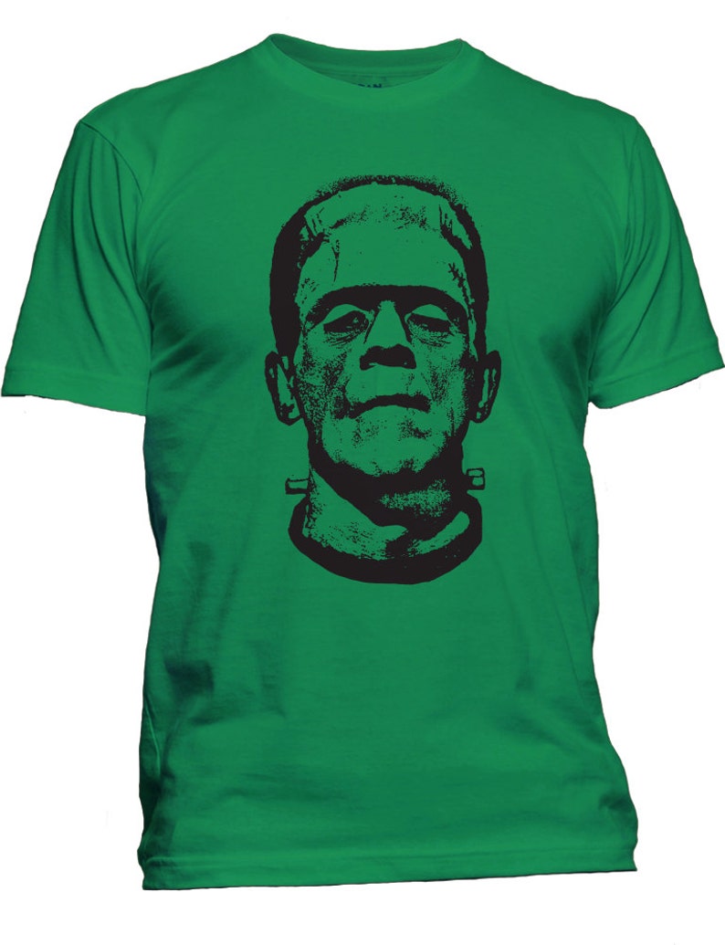 Frankenstein Shirt Classic Horror Movie Tee Scary Monster Etsy