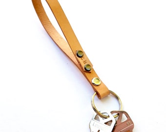 Leather Wristlet, Leather Keychain, Wrist Strap, Leather Key Strap, Gifts For Him, Gifts For Her, Custom Wristlet, Custom Wrist Strap