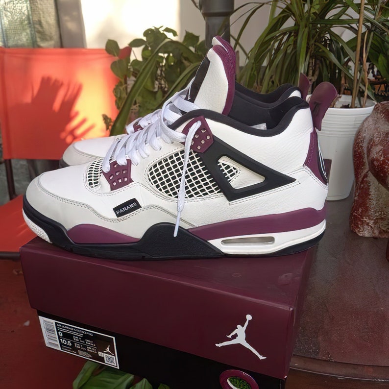 jordan 4 psg neutral grey bordeaux