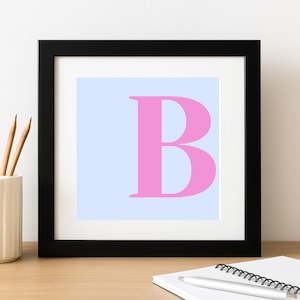 Printable Wall Art | Letter B | Nursery Decor