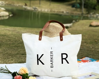 Perfect Custom Gift. , Name Tote, Name Initial Bag, Personalized Shopper Tote, Bridesmaid Gift, Wedding Gift,Customized Wedding Gift