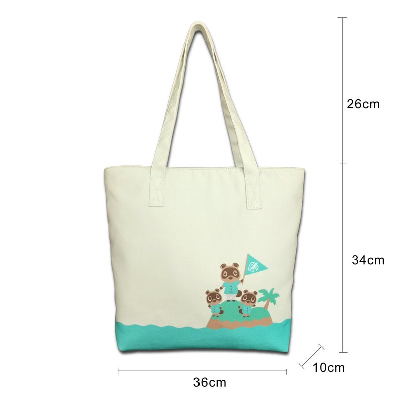 Animal Crossing New Horizons Shoulder Tote Bag Canvas Handbag Etsy