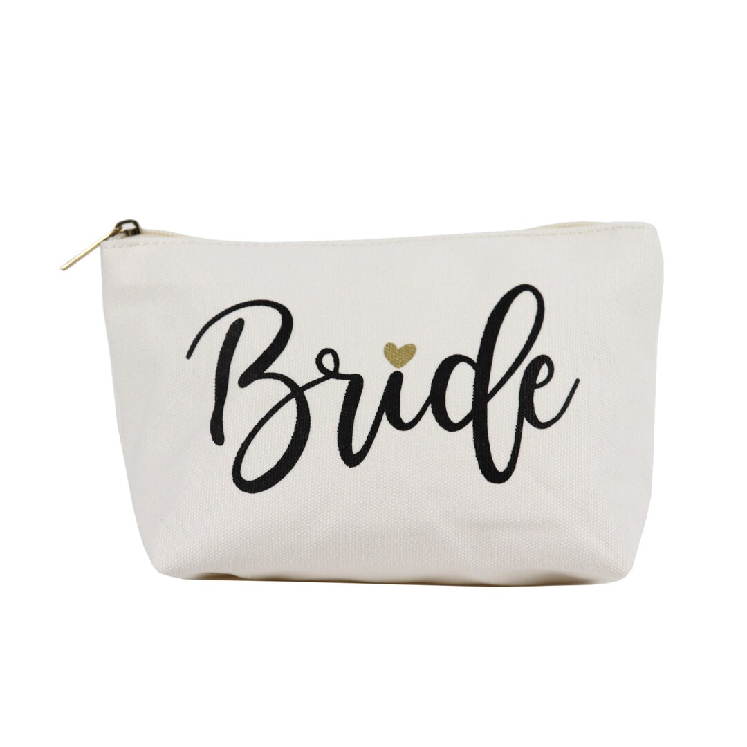 Bride Makeup Bag Cosmetic Bag, Bride to Be Gifts for Her, Bride Gifts ...
