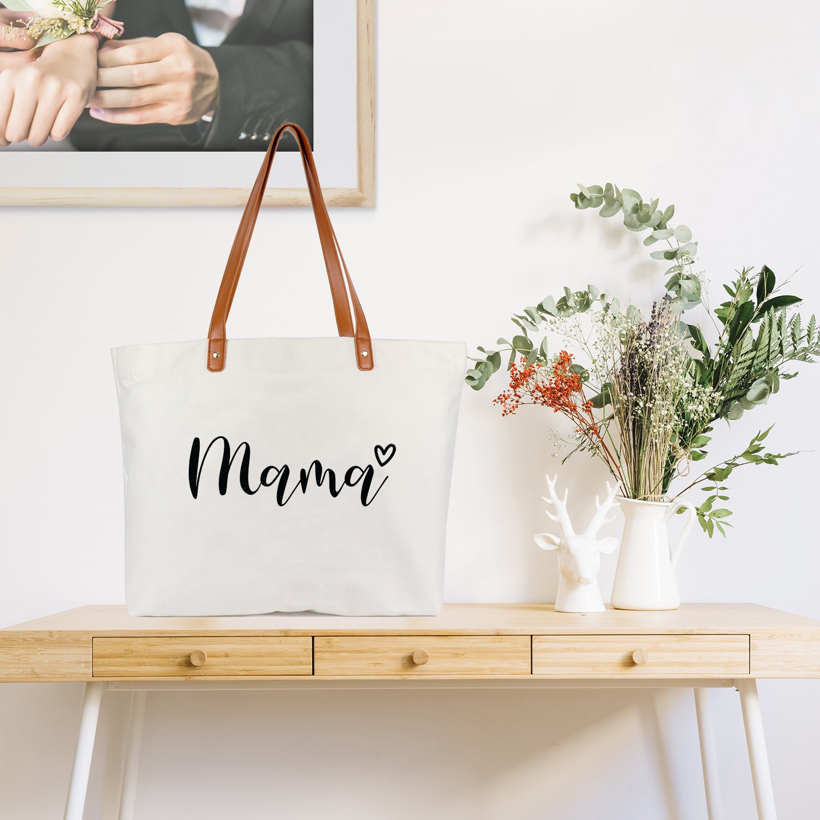 Mama Bagperfect New Mom Gifts, Women's Tote Bag for Baby Showers