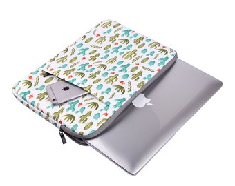 Waterproof Laptop Sleeve Case Bag 13-15.6 Inch, Macbook Pro 13 Inch Sleeve 2018, New Macbook Air Sleeve, Macbook Pro 13 Inch Sleeve, Cactus