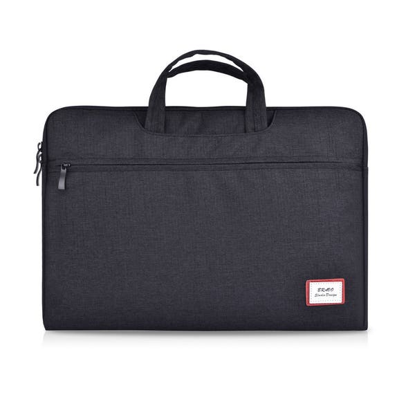 Laptop Bag 13 Inch, Laptop Sleeve 15.6", Mens Satchel, Laptop Briefcase 13 Inch, Portfolio Attache, Macbook Pro Bag Waterproof, Black, L59