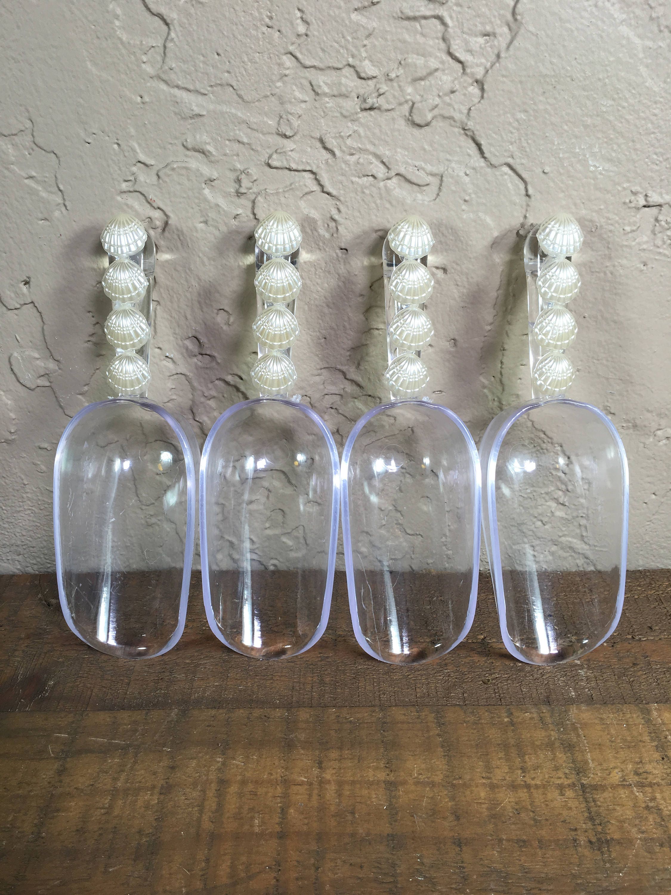 Beach Shell Candy Buffet Scoops / Wedding Candy Bar Scoops / Etsy