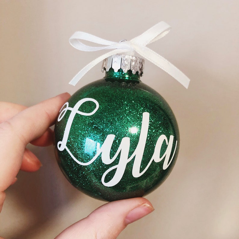 Personalized Christmas Ornament // Custom Name Ornament | Etsy