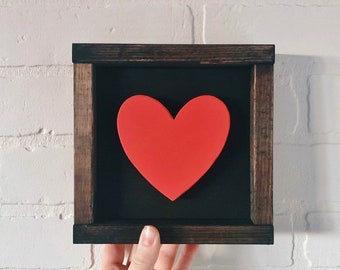 3D Heart Sign // Valentine’s Day Decor // Farmhouse Sign // Farmhouse Home Decor