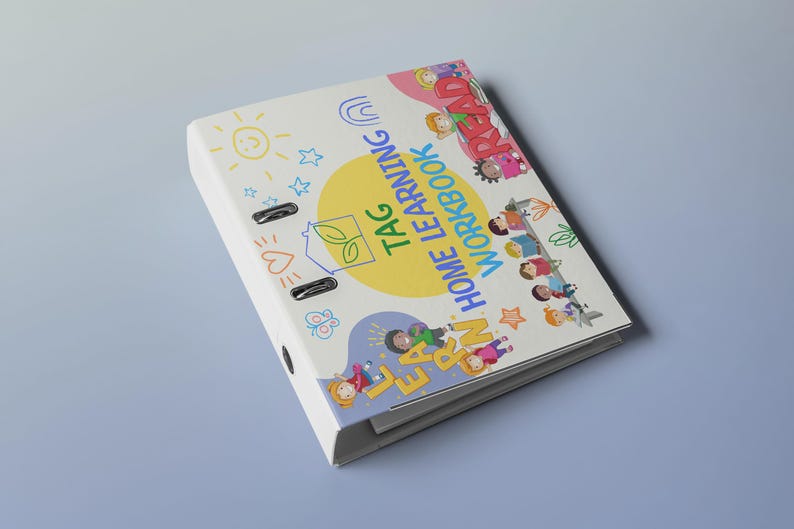 Toddler Learning Binder – Printable Homeschool Workbook (PDF Pattern