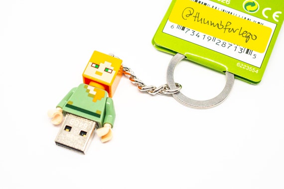 Minecraft Andy Handmade Lego Usb Stick Sandisk Etsy