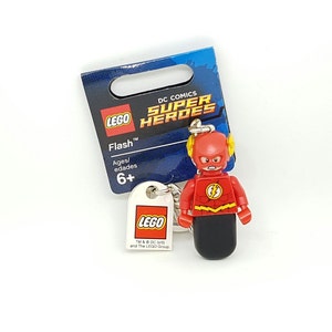 the flash lego keychain