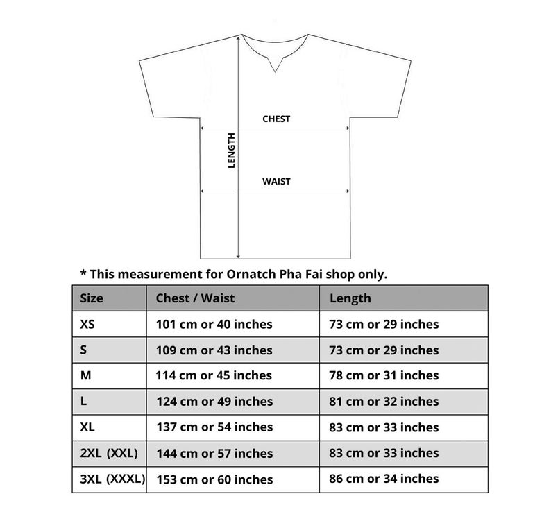 Cotton Shirt SHT005 Ornatcha Pha Fai Brand Green XS, S, M, L, XL, 2XL, 3XL Sizes African Dashiki Unisex Shirt