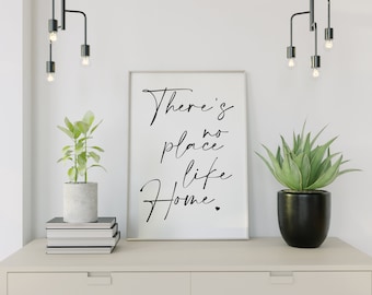 There's No Place Like Home - Printable Home Decor