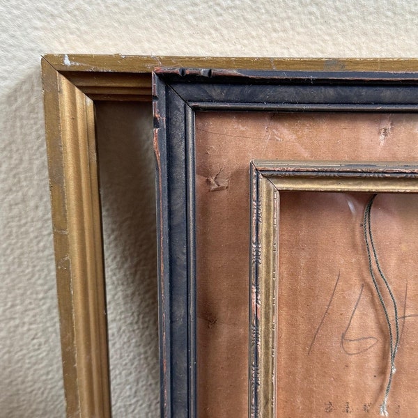 Picture Old Wood Frame Etsy