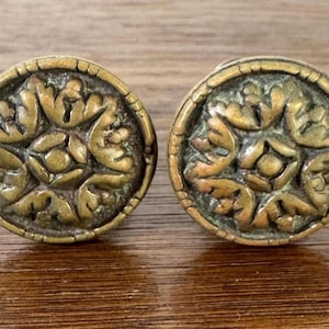 Vintage Brass Metal Drawer Knob, Drawer Knobs, Cabinet Doorknobs, Pull Knob, Brass Knob, Small brass drawer Knob, Knob, Small Brass Knob