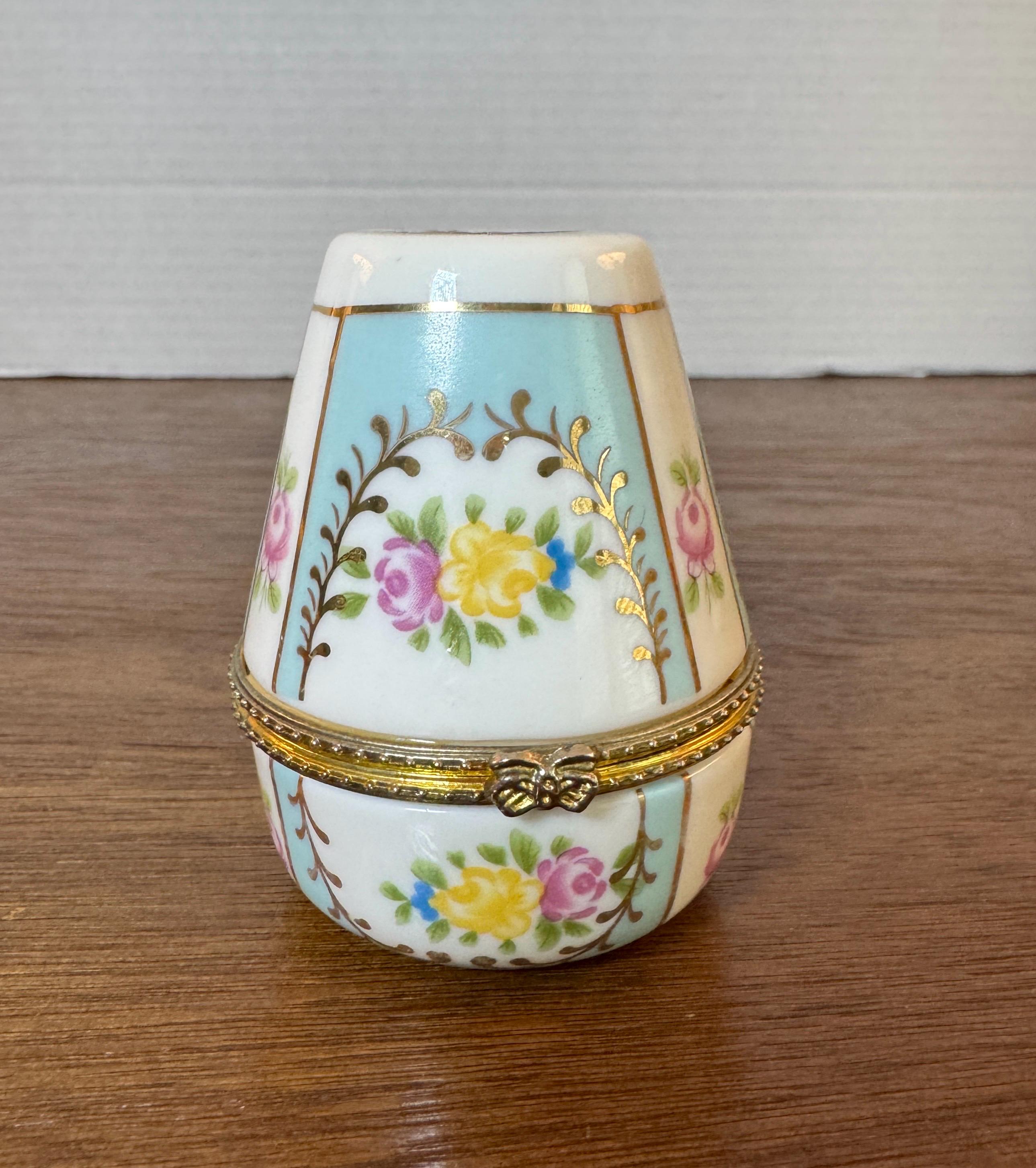 Limoges Style Porcelain Box - Etsy