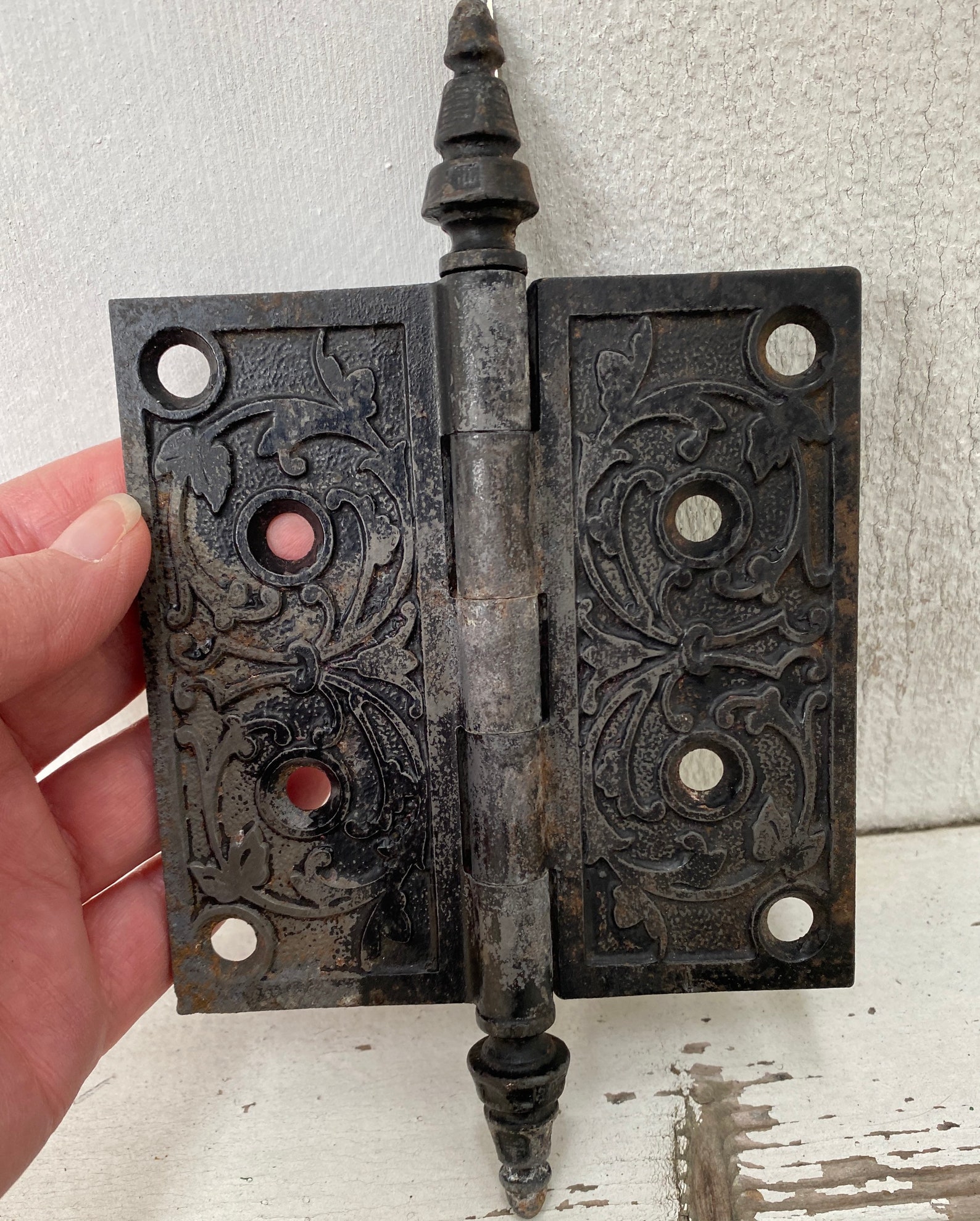 Picture of Antique Door Hinge Hardware, Restoration Architectural Salvage Supplies ...