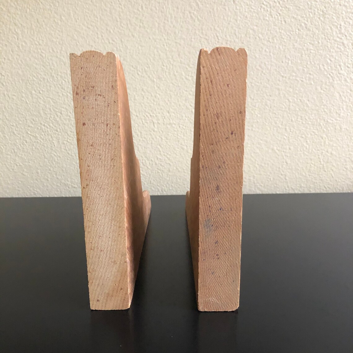 Vintage Unstained/Unfinished Wooden Bracket Wall Bracket | Etsy