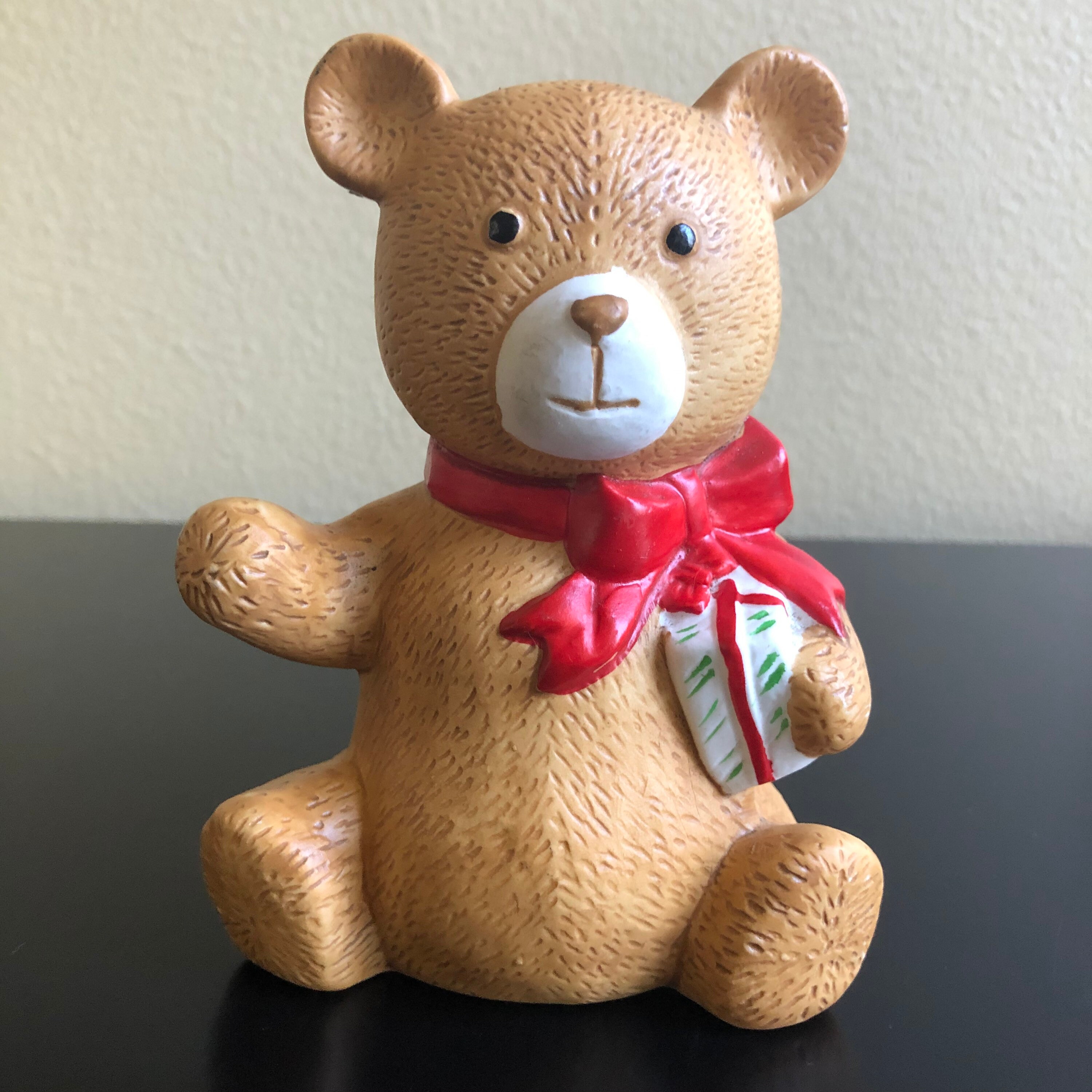 Vintage Bisque Bear Light up Lamp Bear Desk Lamp Bear | Etsy