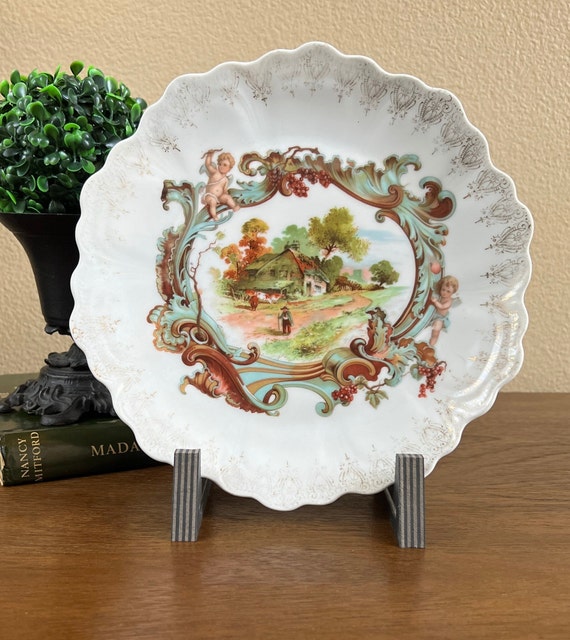 Custom Handmade Modern Vintage Style Richlite Plate Picture Stand