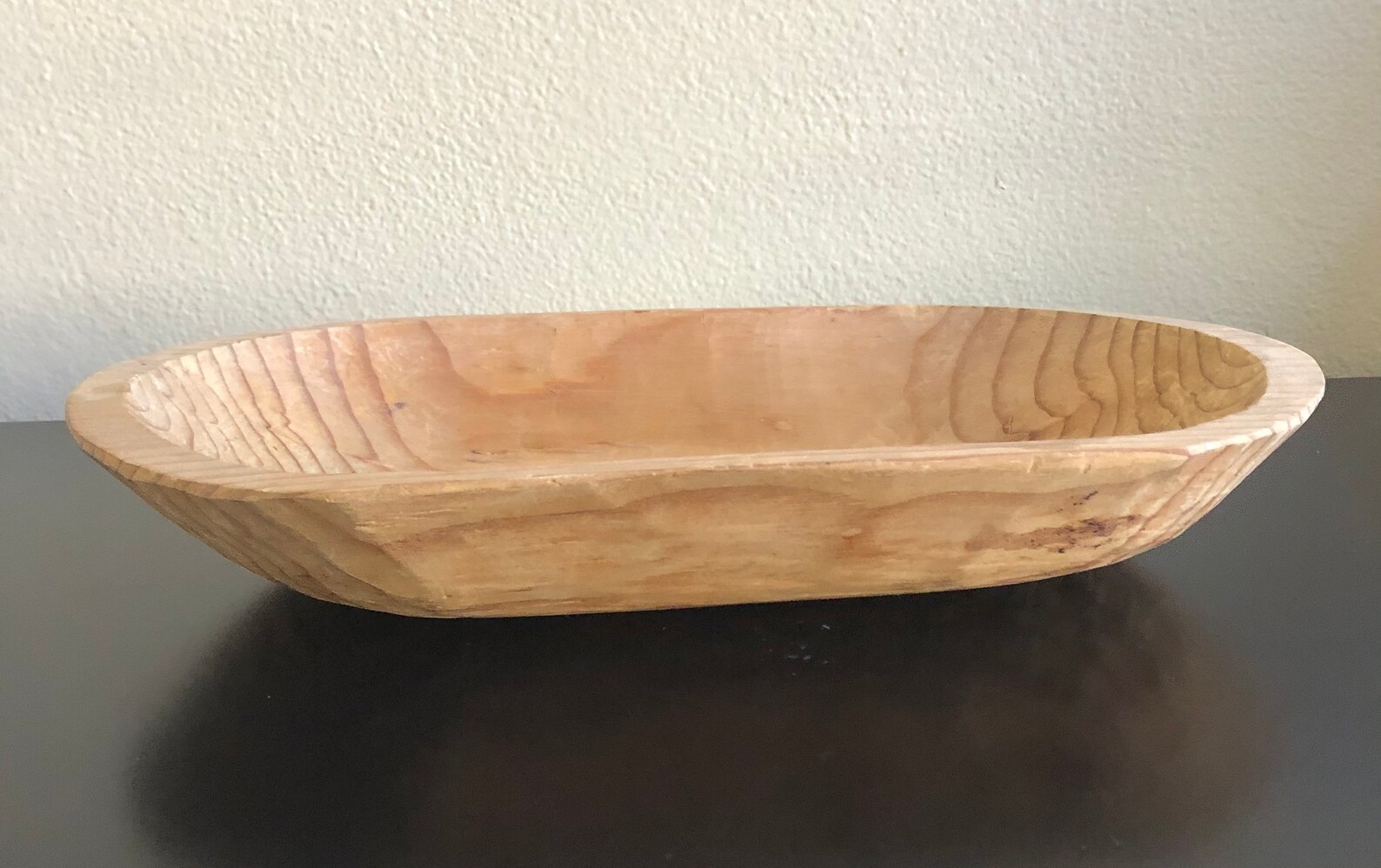 Primitive Wooden Dough Bowl Trough Dish Trough Bowl Etsy