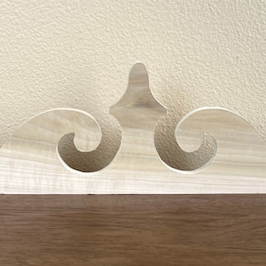 Custom Pediment, Door Top Wood Pediment, Architectural Wood Pediment, Door Header, Pediment Moulding, Traditional, French Country Farmhouse