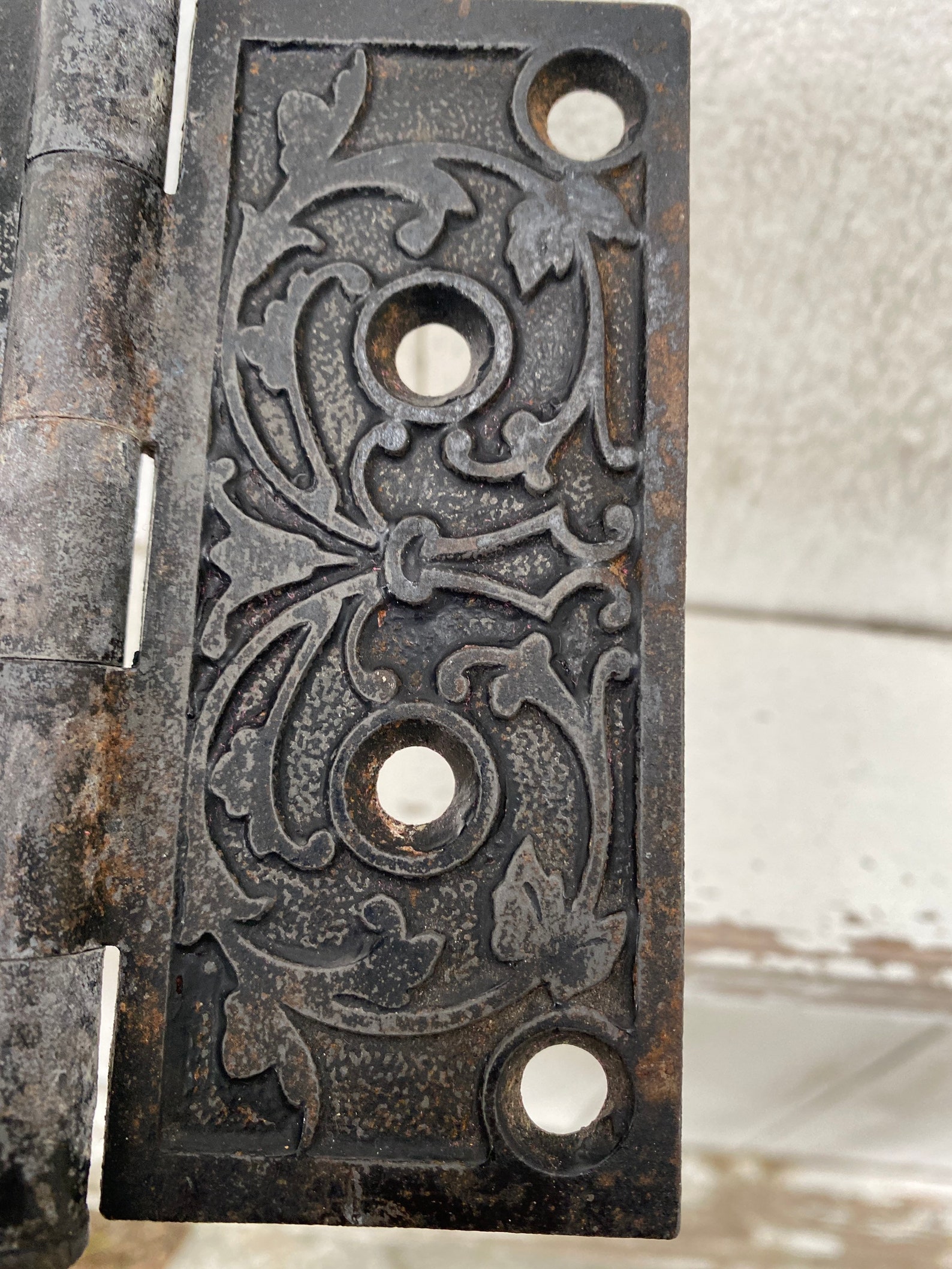 View of Antique Door Hinge Hardware Restoration Architectural Salvage - Etsy