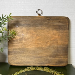 Vintage Solid Wood Salvage Wall Hanging Plaque, Salvage Wall Panel, Salvage Wall Plaque, Decorative Wood Plaque Architecture Salvage Decor