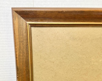 Vintage Rectangle Wooden Picture Frame, Wood Frame, Wood Frame, Wall Hanging Frame Wood, Wood Photo Frame, Old Frame,