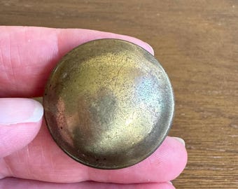 Vintage Brass Knob, Brass Knob, Brass Pull Knob