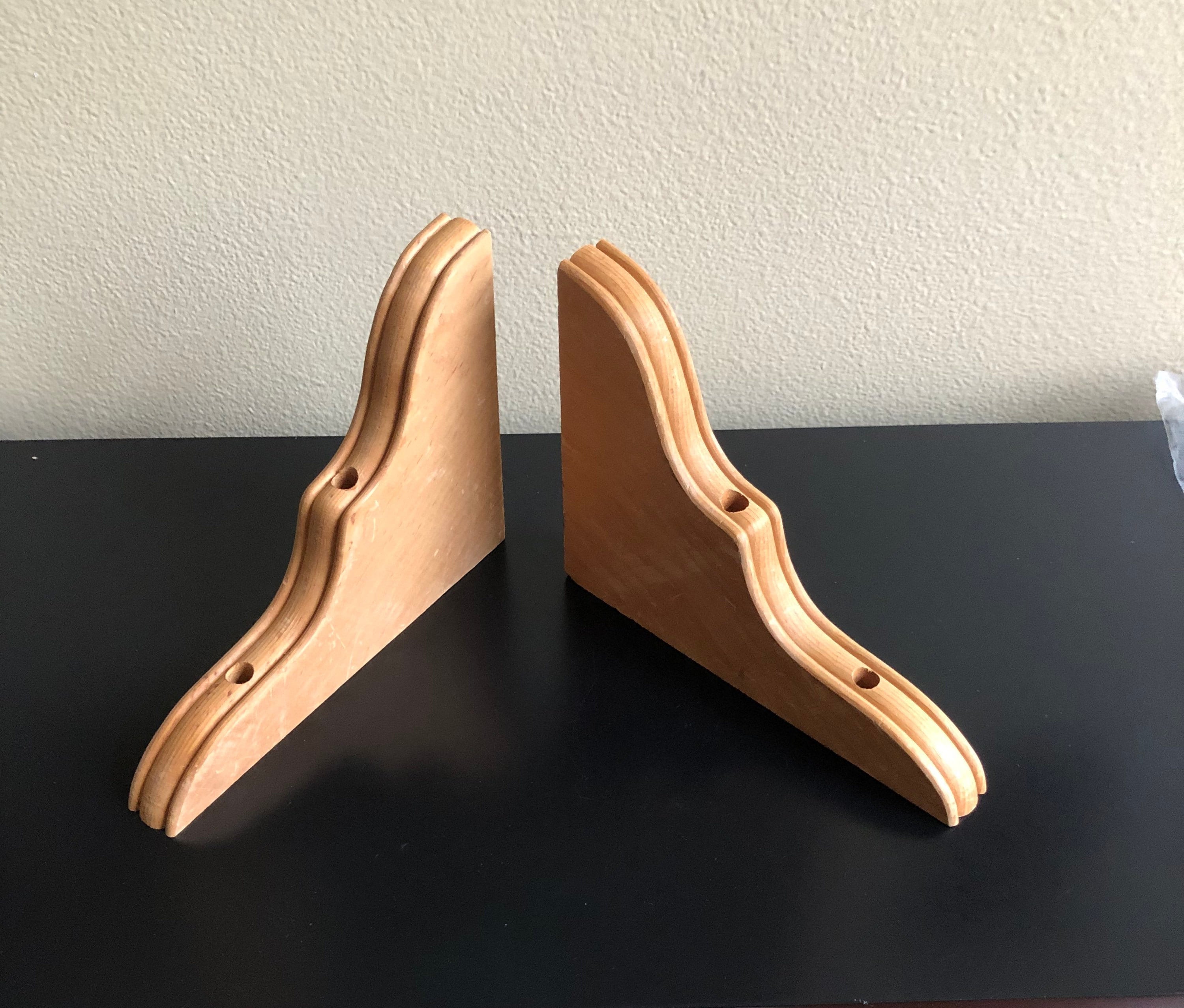 Wall Bracket Counter Brackets Architectural Salvage, Pair Vintage