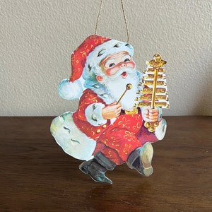 Vintage 1960&#39;s Norcross Santa Card, Santa Card, Santa Holiday Card, Vintage Christmas Card, Vintage Santa Card, Vintage Christmas