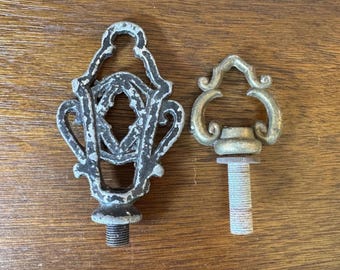 Vintage Light Parts, Chandelier Parts, Lamp Parts, Light Parts, Old Lighting Parts, Repurpose Salvage Restoration Hardware