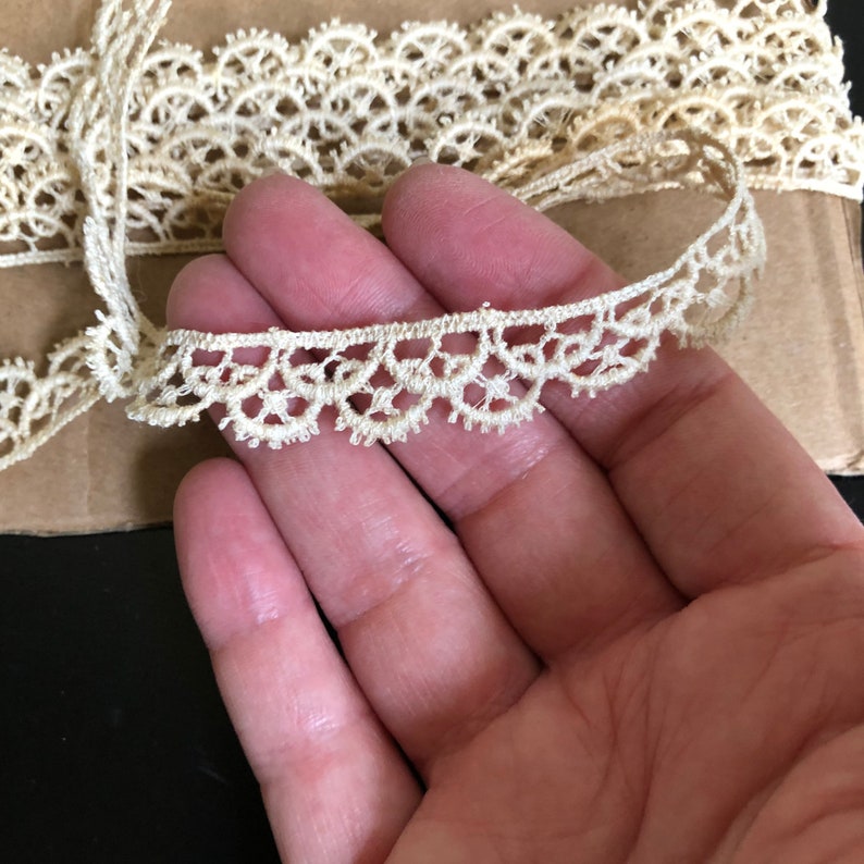 Beige Trim Vintage Beige Eyelet Trim Eyelet Trim