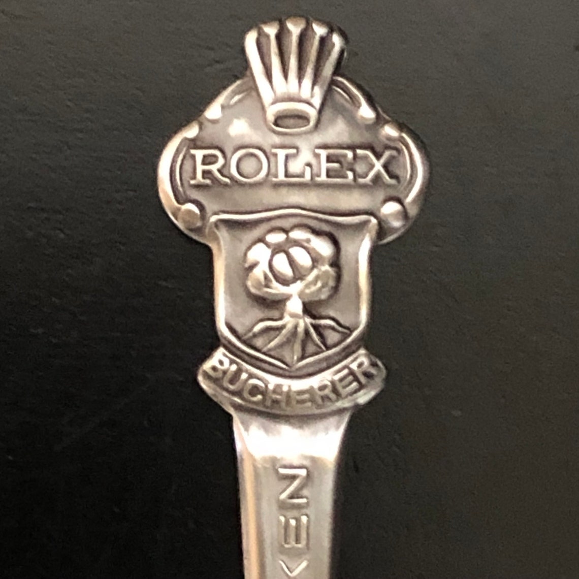 Vintage Collectible Rolex Interlaken Bucherer Souvenir Spoons Etsy