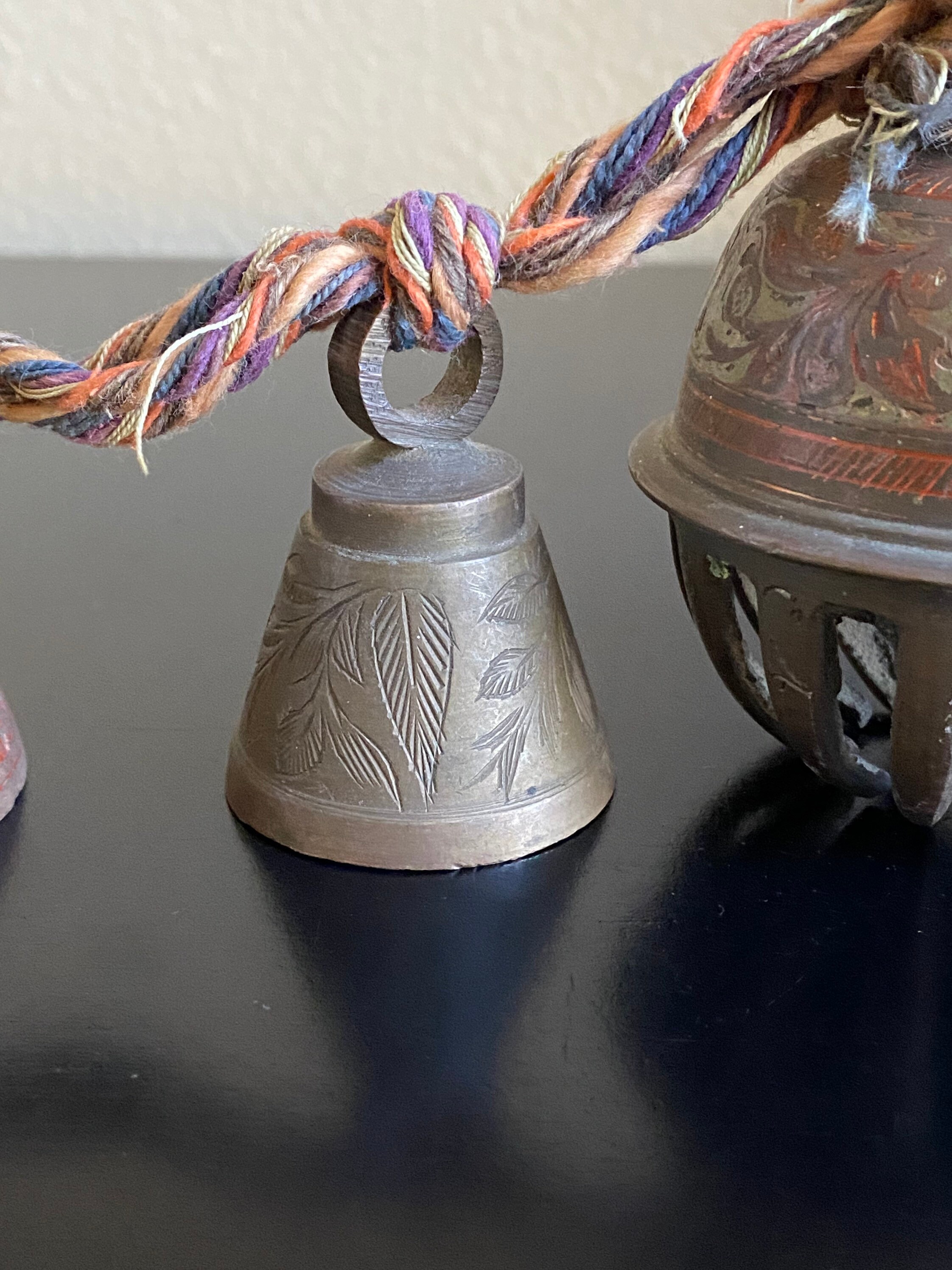 4 Collectible Vintage Brass Bells Vintage Brass Bells Claw Etsy