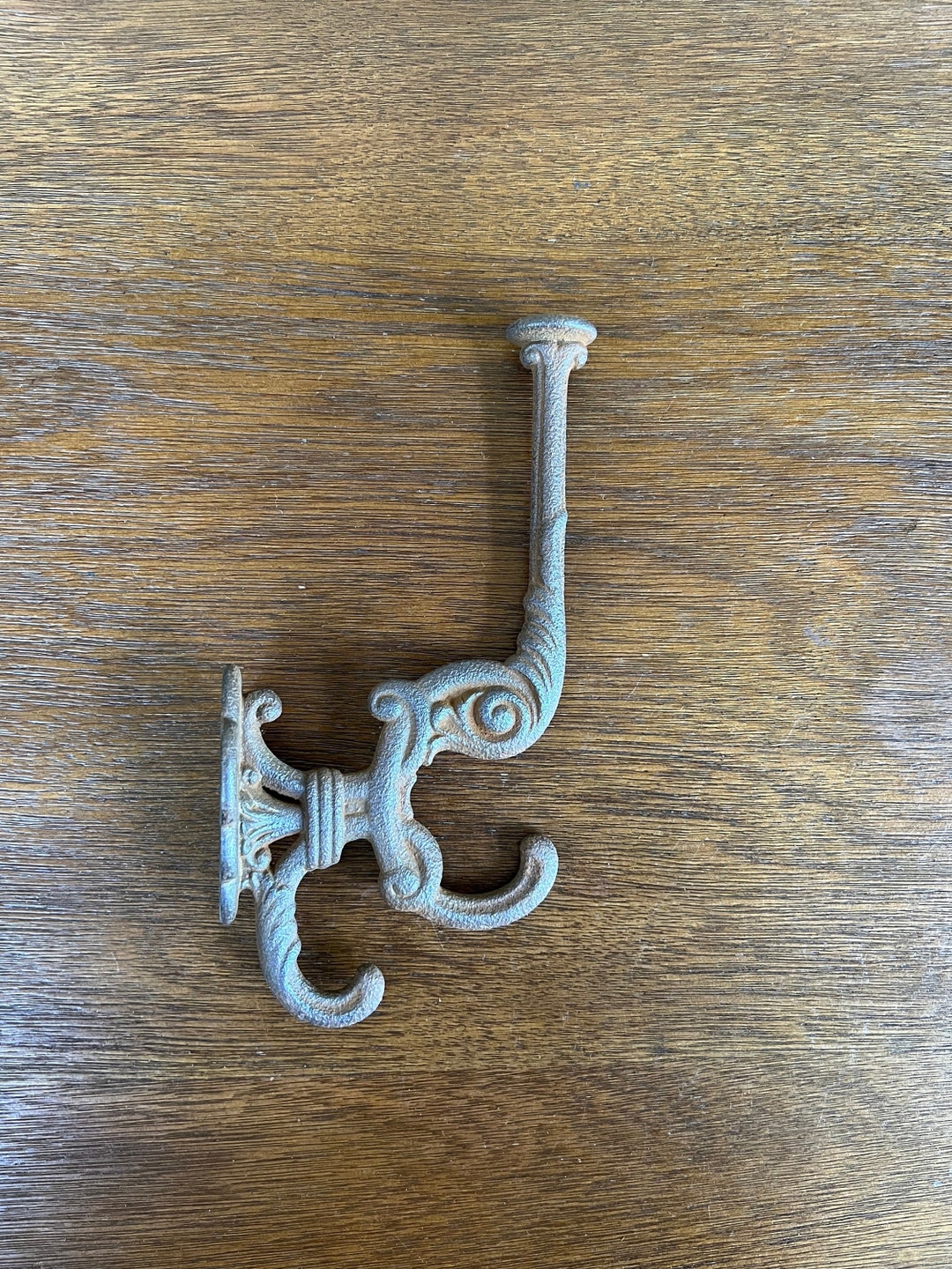 Vintage Iron Hook Wall Mount Hook Iron Wall Hook Wall Hook Etsy