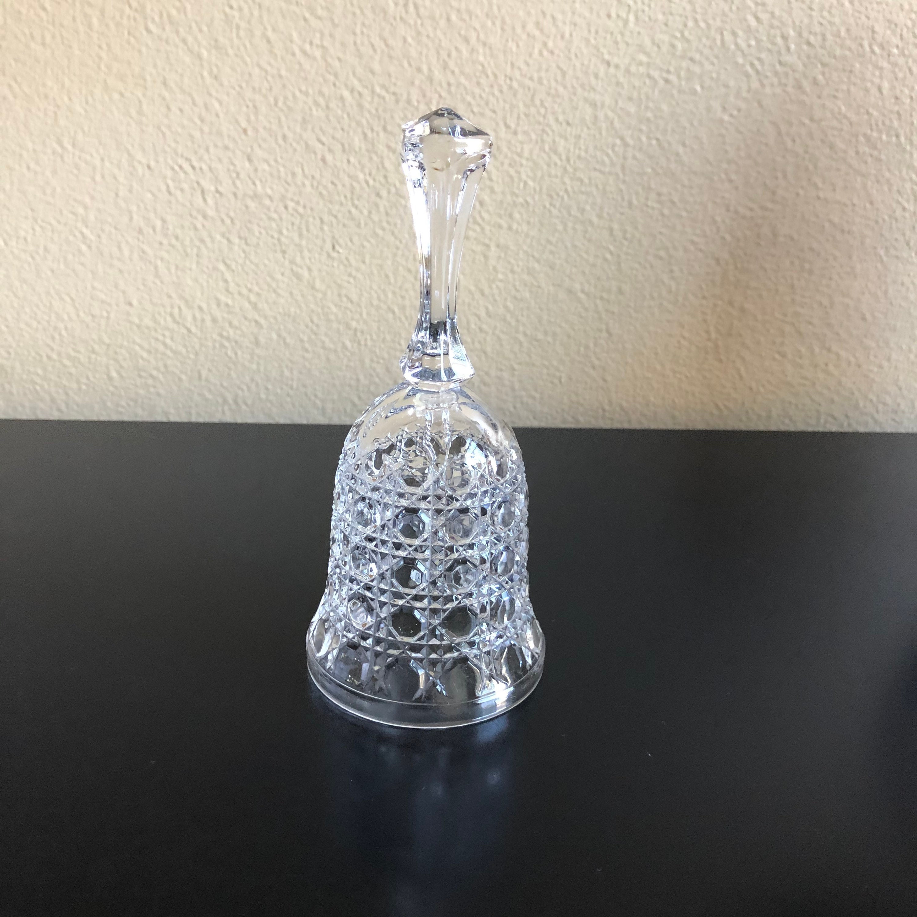 Vintage Glass Bell Glass Bell Dinner Bell Collectible Bell Etsy