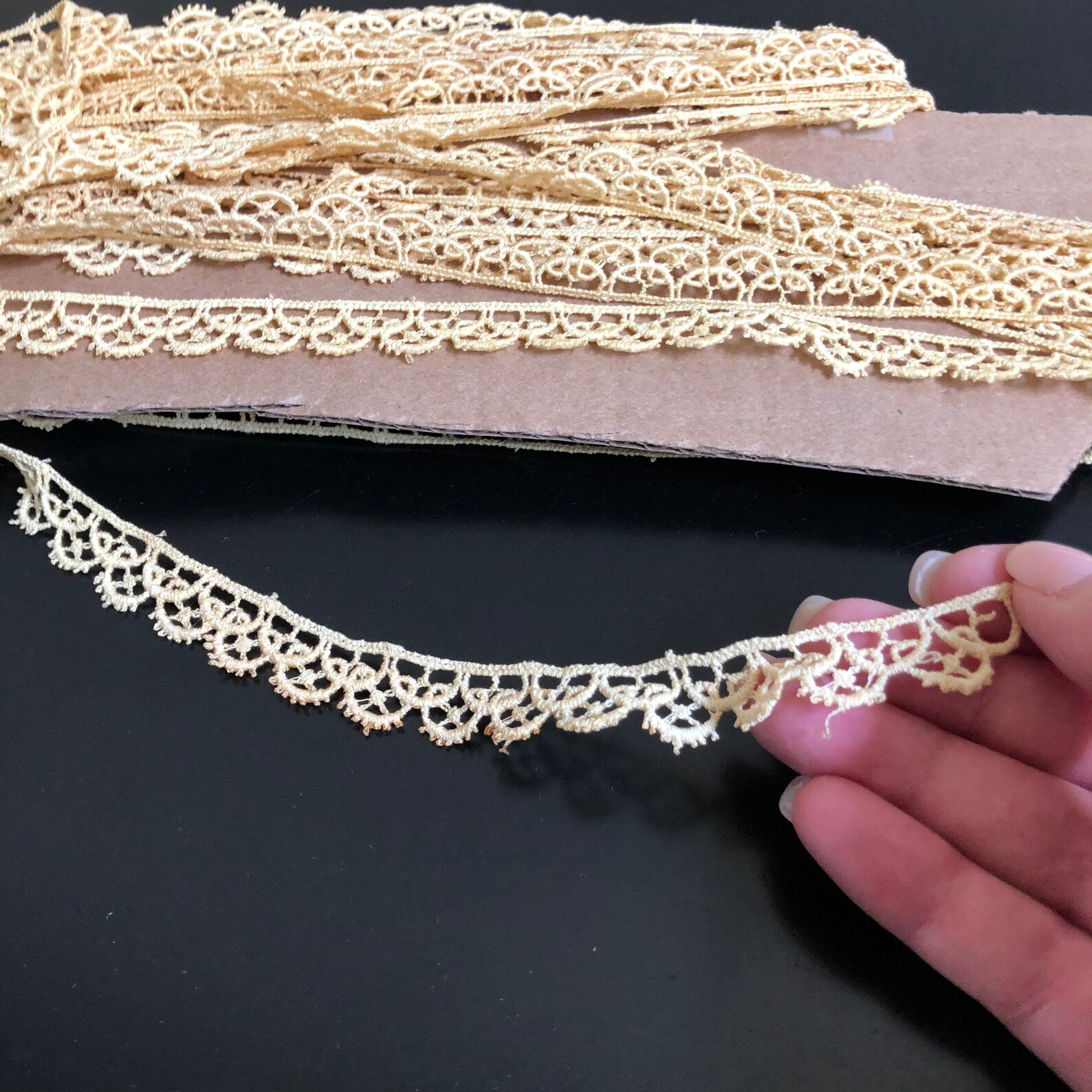 11 1/2 Yards Vintage Yellow Eyelet Trim Eyelet Trim Etsy