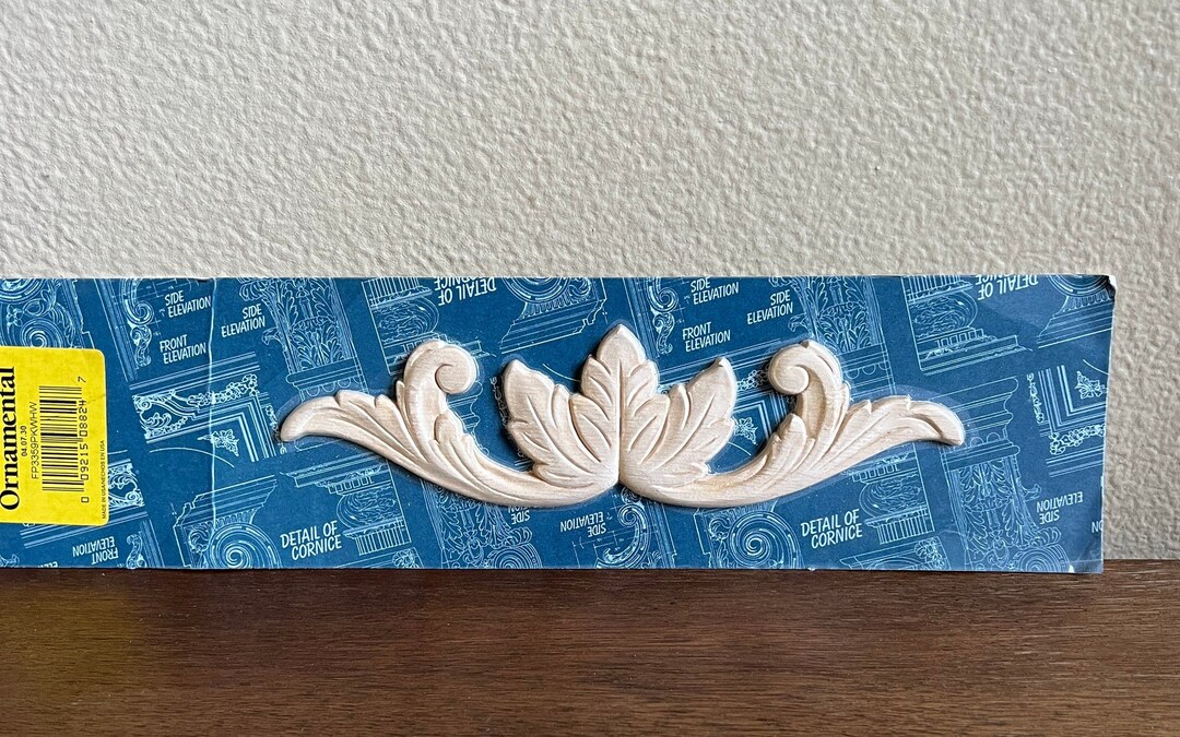 Vintage Molding Applique Wood Moulding Accent Architectural Salvage