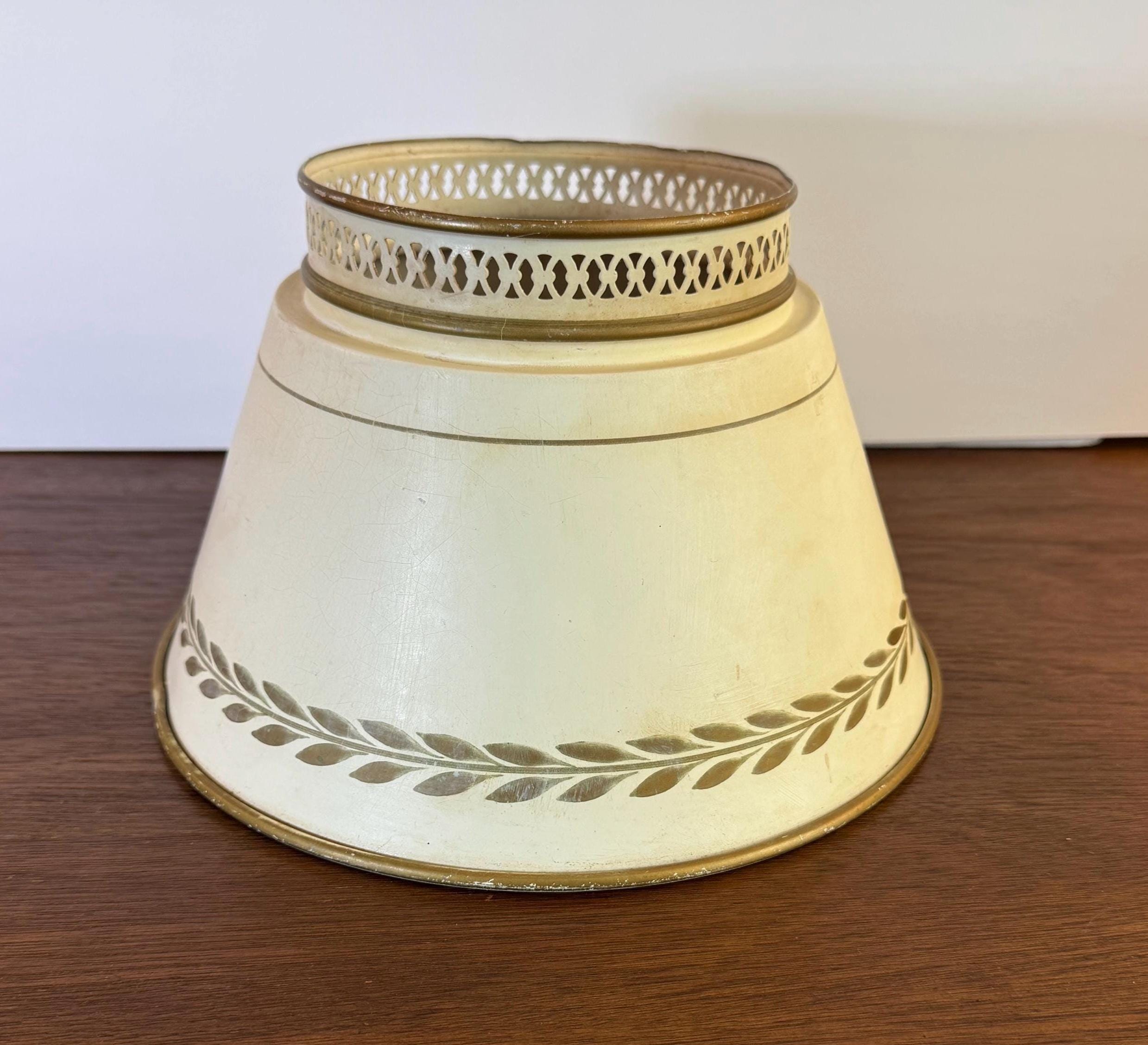 Vintage Toleware Lamp Shades - Etsy