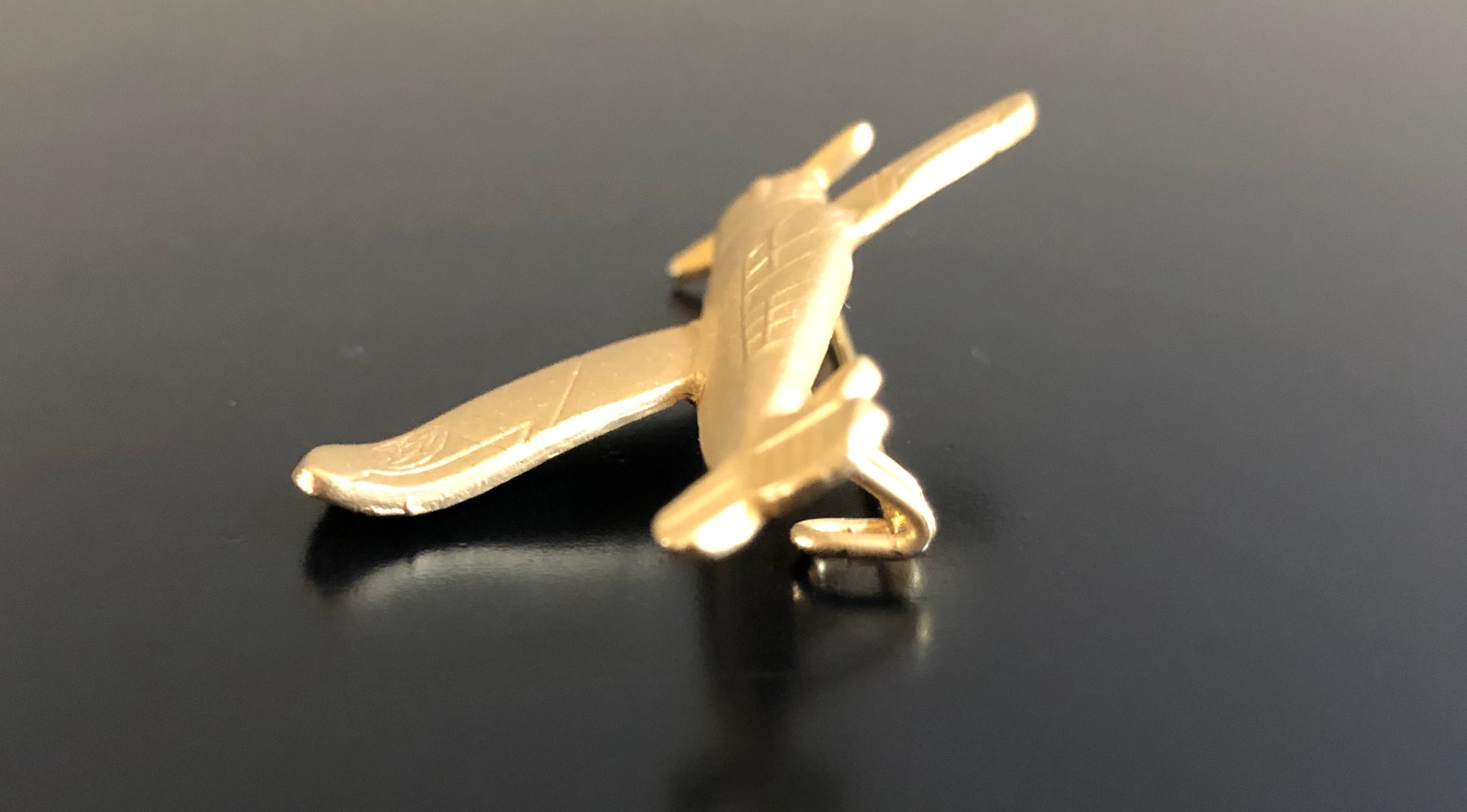 Vintage Airplane Lapel Pin Airplane Scarf Pin Etsy