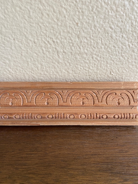 Vintage Salvage Wooden Molding Piece Architectural Parts Etsy